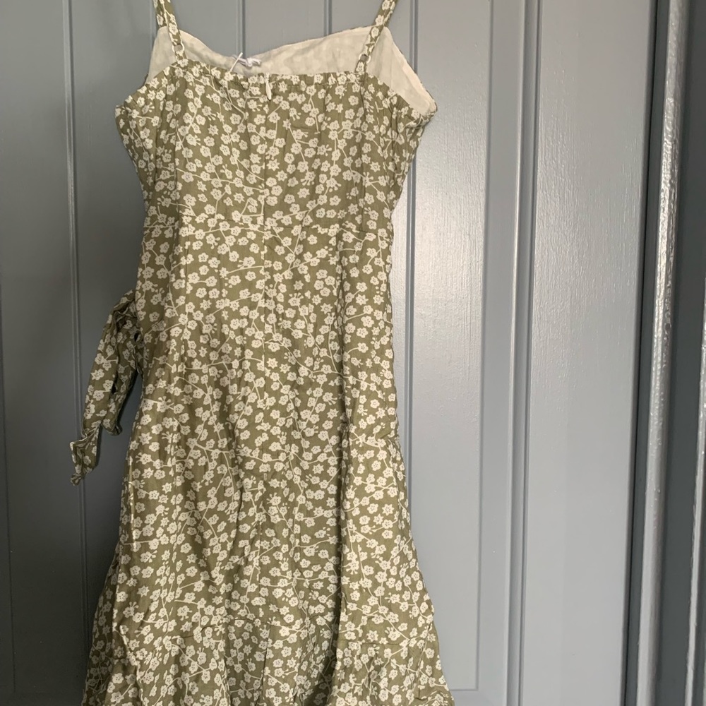COPY - Princess Polly simona mini dress green - Picture 4 of 5